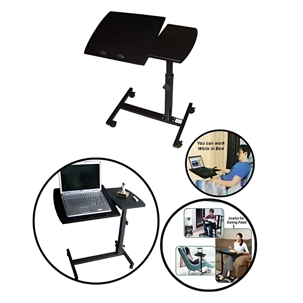 Mesa Soporte Ajustable Notebook Tablet Computador Color Negr Negro
