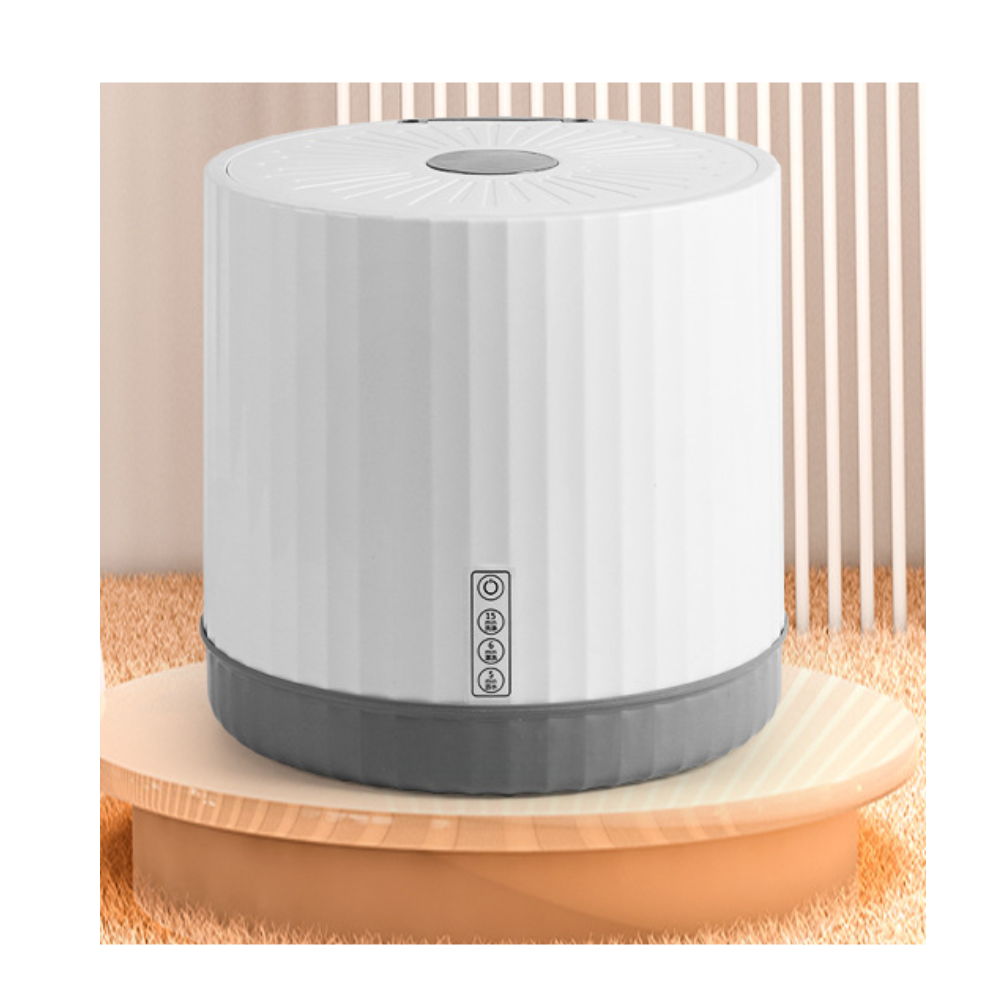 Lavadora Secadora Portátil Automática 5kg Tambor Giratorio Blanco
