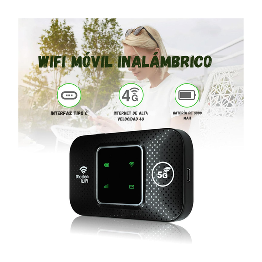 Modem Repetidor Wifi Inalambrico Portatil 4G 300 Mbps