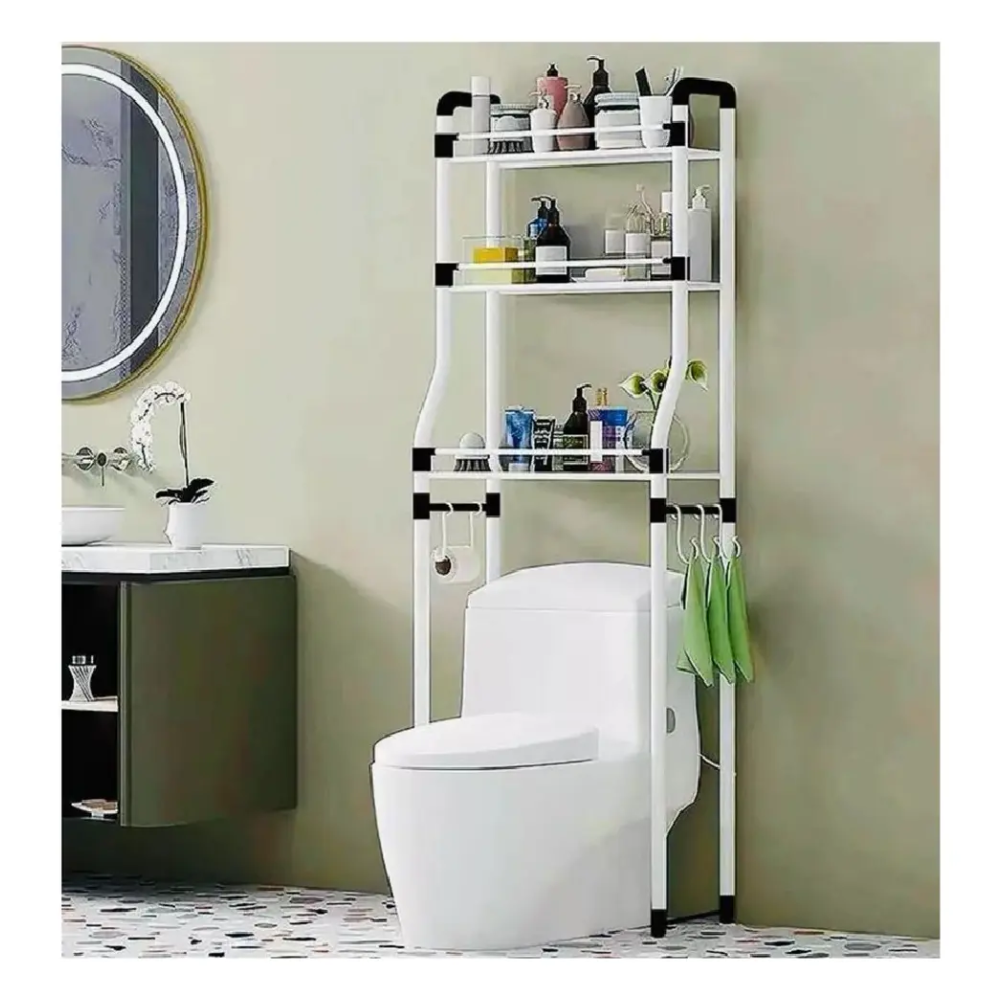 Mueble Organizador De Baño Metalico 3 Niveles Resistente
