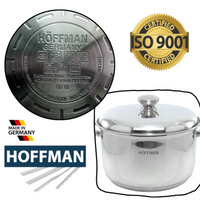 Bateria De Ollas Acero Quirurgico Hoffman Germany 12 Piezas