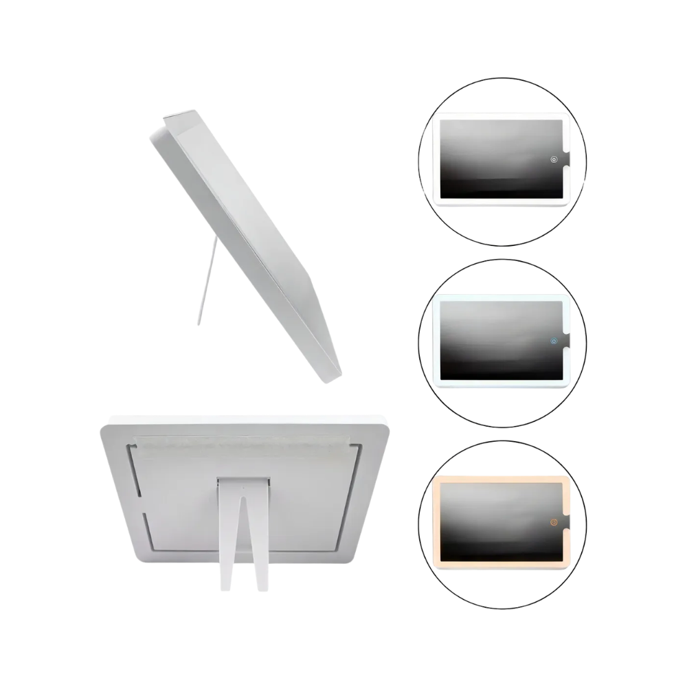 Organizador Cosméticos Profesional Espejo Led Espacios Ajustables