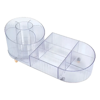 Organizador De Maquillaje 360° Acrilico Con Compartimientos
