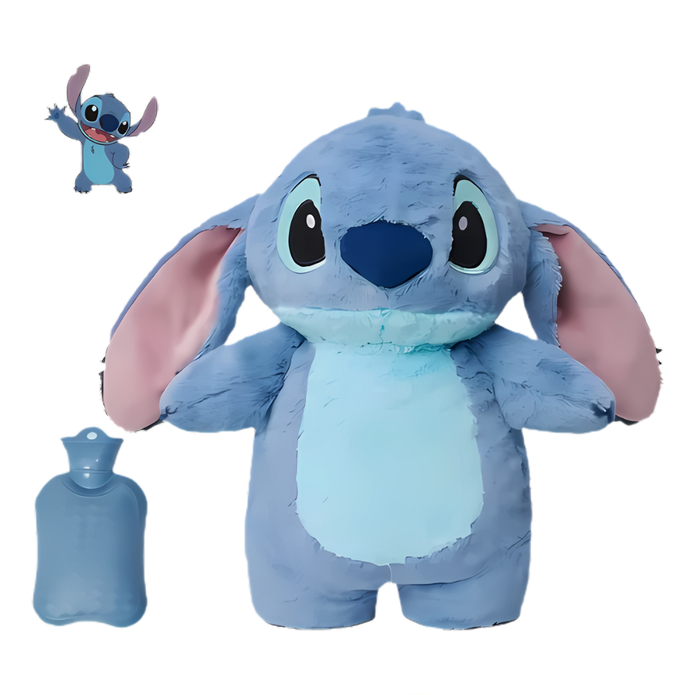Bolsa Térmica Agua Caliente Alivia Cólicos diseño de Peluche