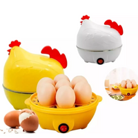 Hervidor De Huevos Eléctrico Gallina 6 Huevos Color Amarillo