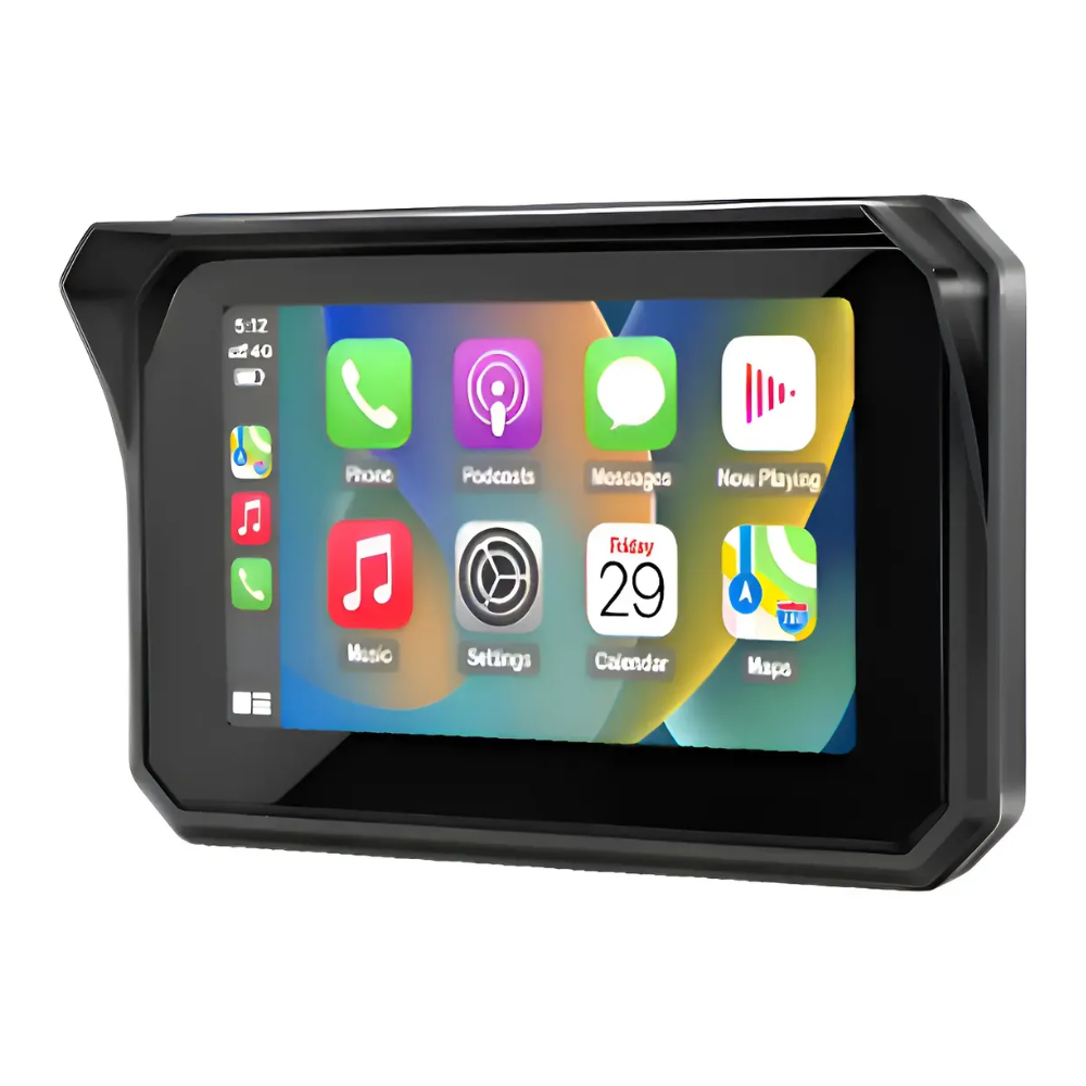 Pantalla Multimedia CarPlay Bluetooth Para Moto 5 Pulgadas Ip 68