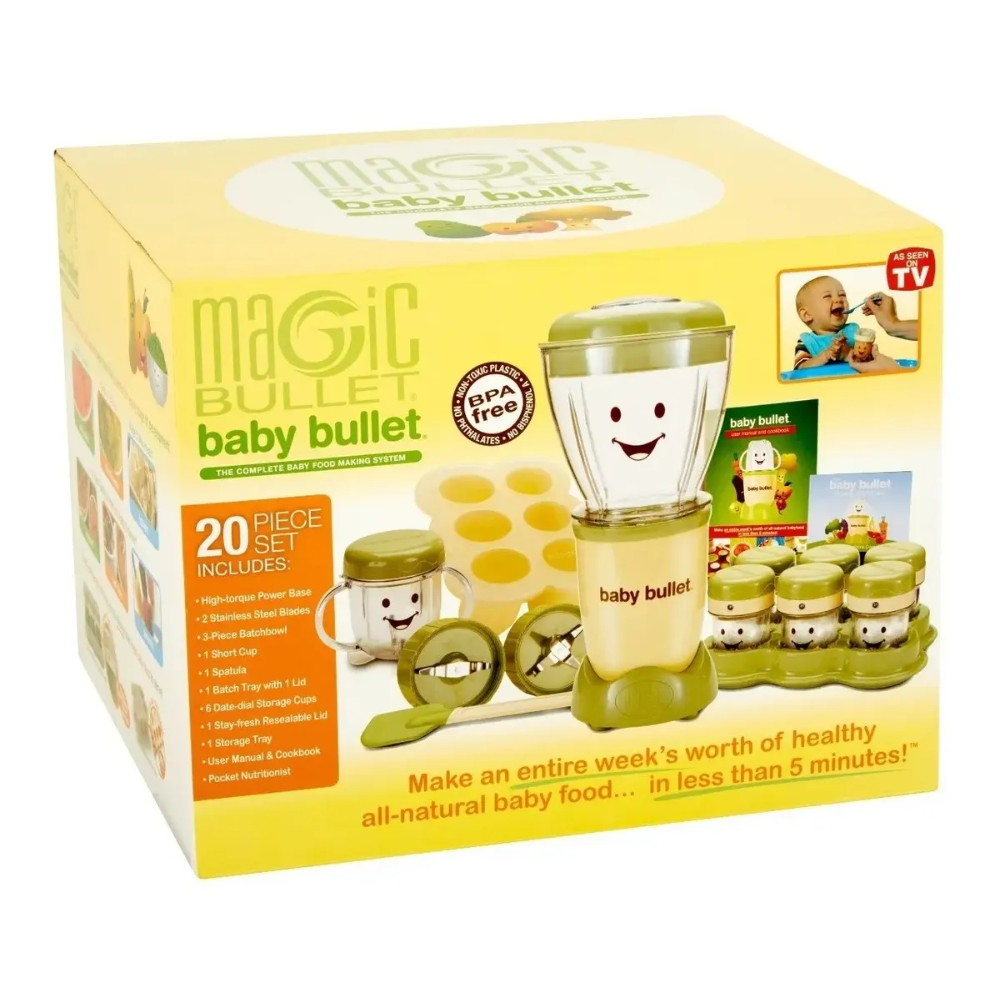 Procesador De Alimentos Baby Bullet Set 20 Piezas Multifuncional