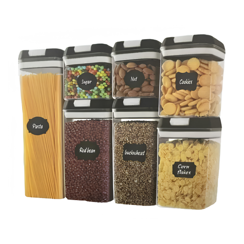 Recipiente Organizador Hermetico Set X7 Granos y Cereales