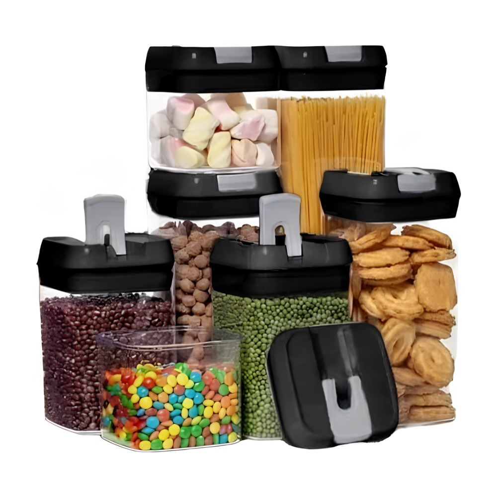 Recipiente Organizador Hermetico Set X7 Granos y Cereales