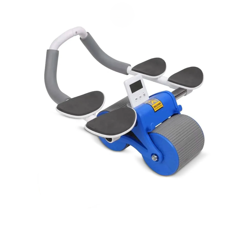 Rodillo Abdominal Doble Rueda Con Temporizador Ejercicio Casa
