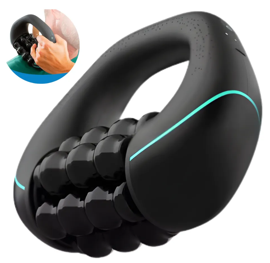 Masajeador Corporal Muscular Portatil Antiestres Rodillos