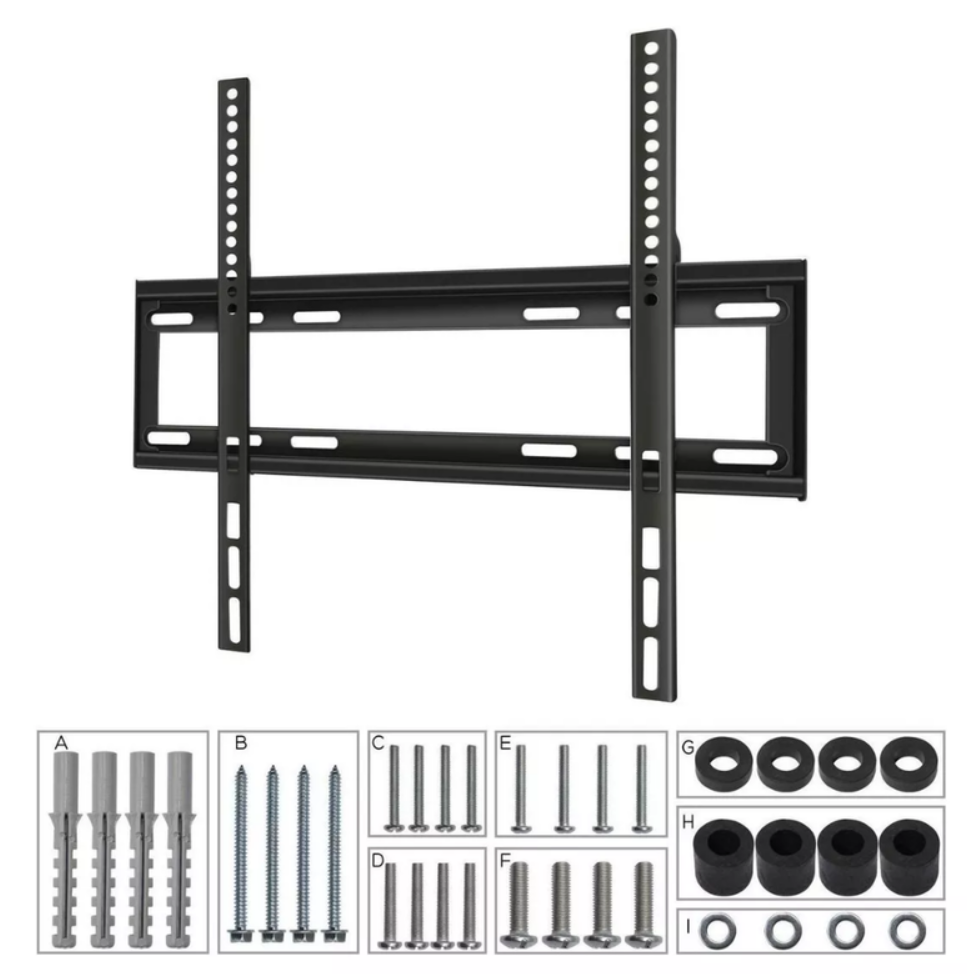 Soporte De Pared Para Tv 26 - 63 Mt-146 Color Negro