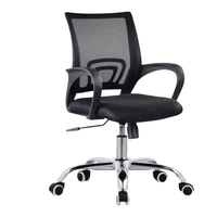 Silla De Oficina Ergonomica Giratoria Con Soporte Lumbar y Ruedas