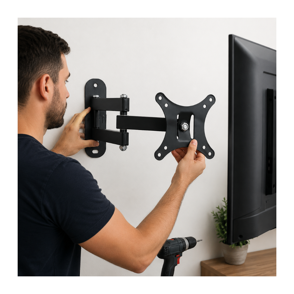 Soporte Base De Pared Brazo Para Tv 10 A 32 Pulgadas HDL-118