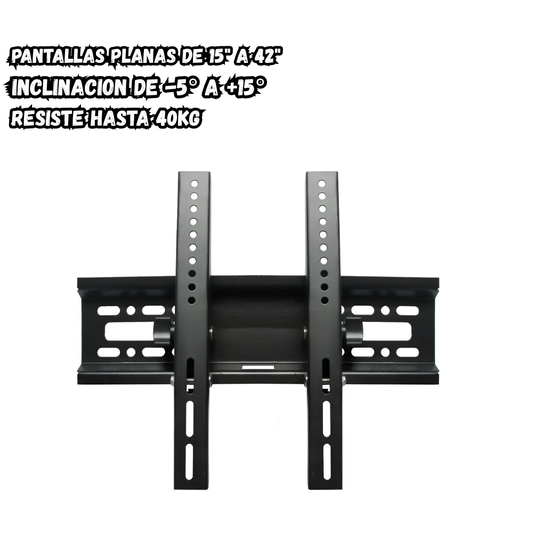 Soporte Inclinable De Pared Fijo Para TV De 15 a 42 Pulgadas HT-001