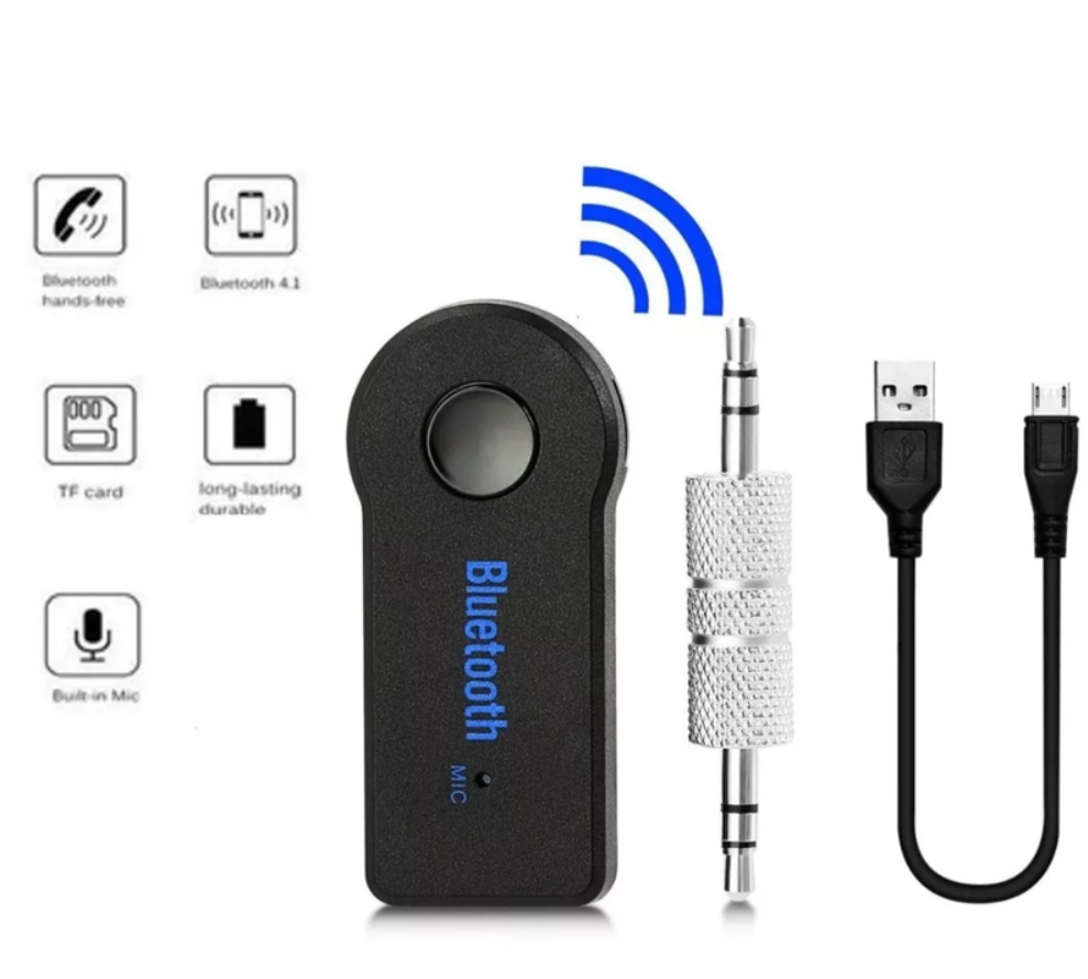 Transmisor Bluetooth Carro Adaptador Convertidor + Microfono