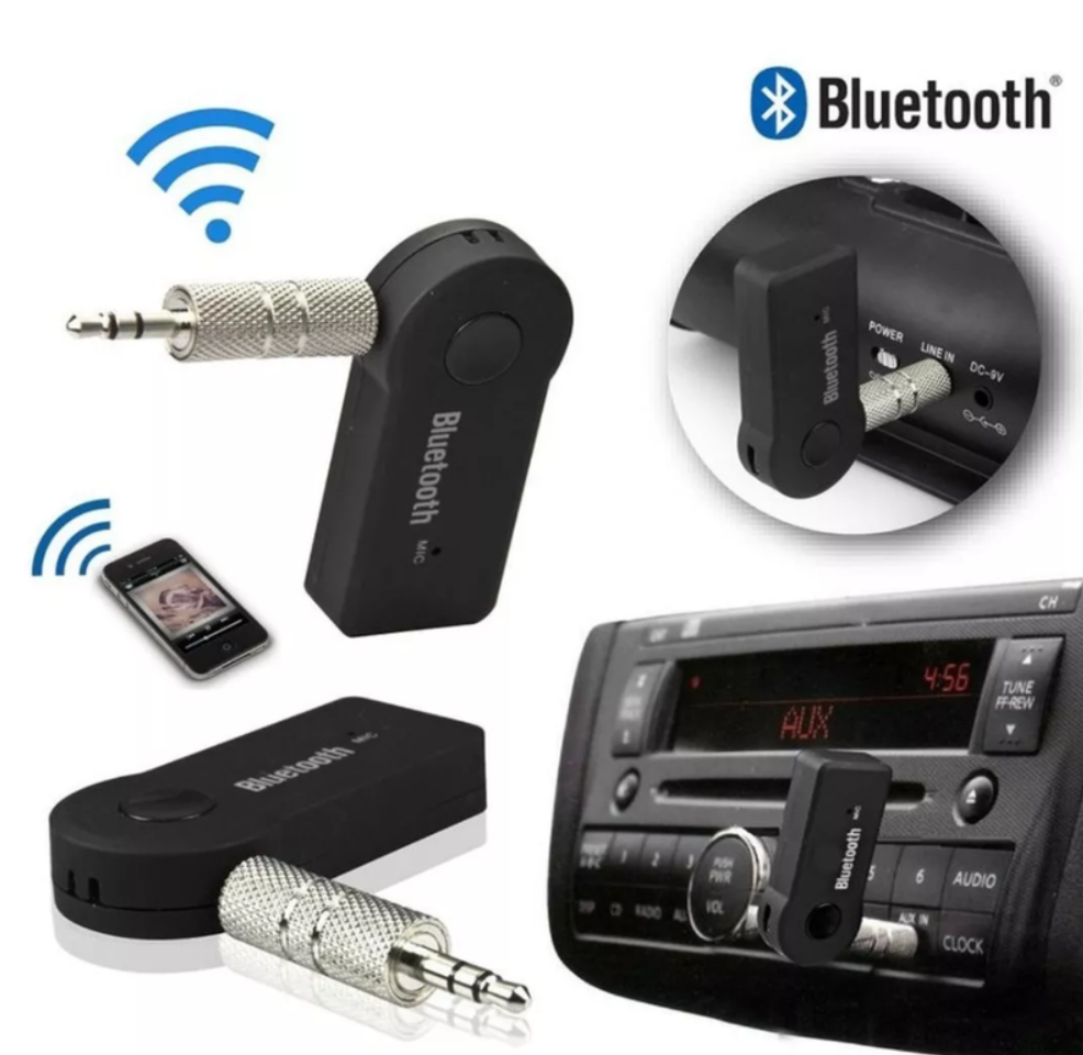 Transmisor Bluetooth Carro Adaptador Convertidor + Microfono