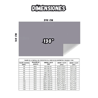 Tela de proyeccion tecnologia Anti-Luz 130 Pulgadas HD Full HD