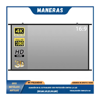 Telon De Proyeccion De 84 Pulgadas 16:9 HD Tecnologia Anti-Luz