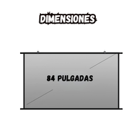Telon De Proyeccion De 84 Pulgadas 16:9 HD Tecnologia Anti-Luz
