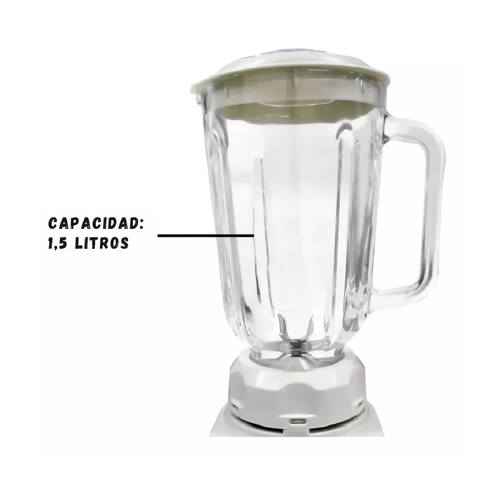 Repuesto Vaso De Licuadora 1,5 lts y Picador Plastico