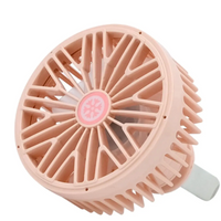 Ventilador Portatil 360° Luz Rgb Cable Usb Veloz 3 Niveles