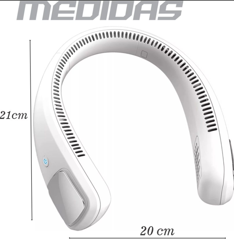 Ventilador de cuello Personal Portatil  Recargable 3 Velocidades