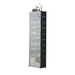 Zapatero Vertical Modular Doble Resistente 5 Niveles Con Tapa