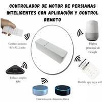 Motor Inteligente Wifi Cortinas Persianas Blackout Tuya App