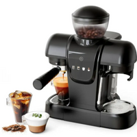 Cafetera Espresso Profesional Con Molino Y Espumador 20 Bar