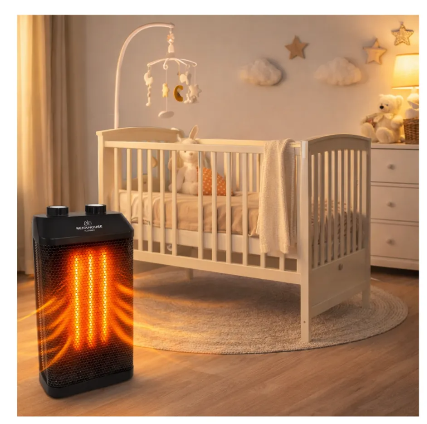 Calefactor Cerámico 2000w Oscilante Portátil Bajo Consumo