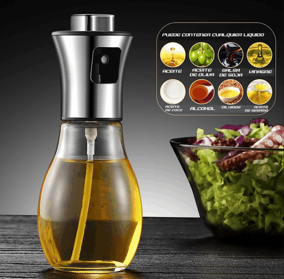 Botella Dispensador Atomizador Aceite Vinagre Spray Cocina
