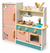Cocina Infantil De Madera Con Nevera Horno Y Accesorios