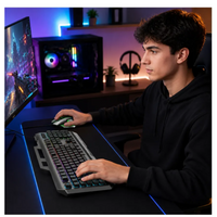 Combo teclado mouse gamer retroiluminado alambrico