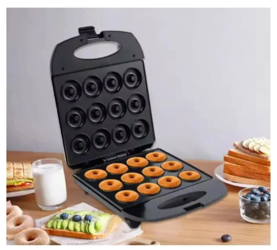 Maquina Mini Donas 12 Puestos Antiadherente Sokany Electrica