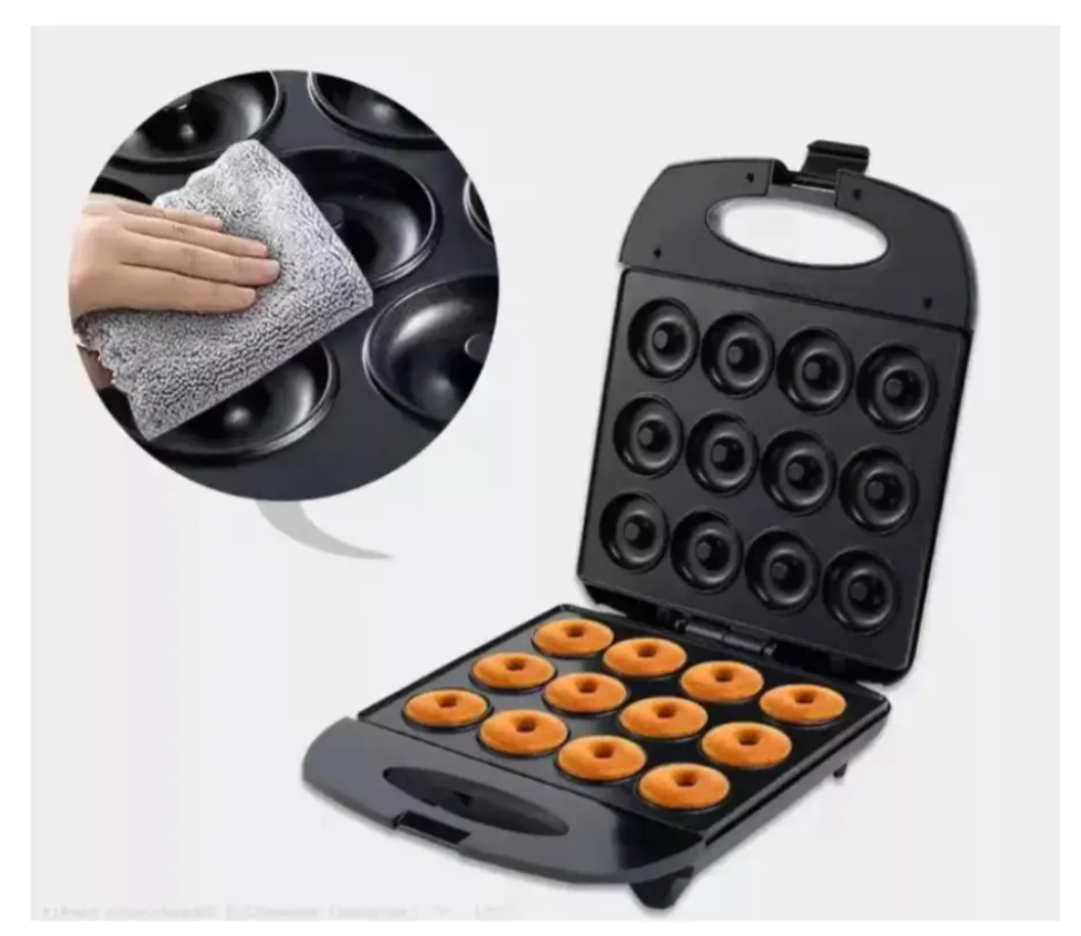 Maquina Mini Donas 12 Puestos Antiadherente Sokany Electrica
