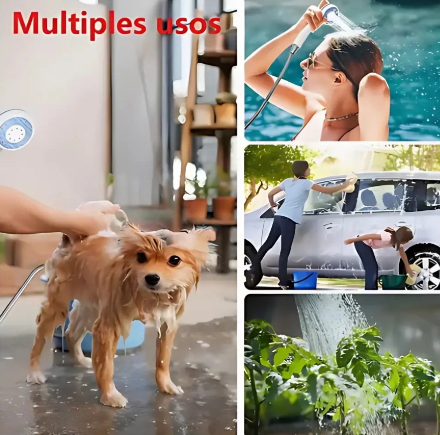 Regadera Portatil Recargable Emergencias Ducha Camping