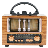 Radio Estilo Vintage Recargable Bluetooth Am/fm Usb Kft-2015