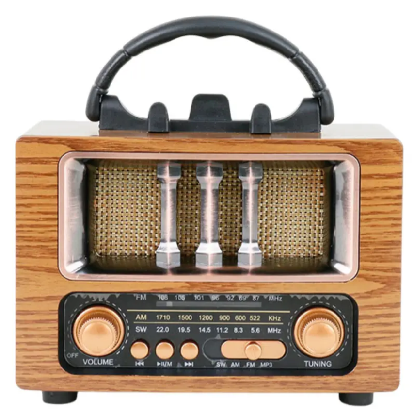 Radio Estilo Vintage Recargable Bluetooth Am/fm Usb Kft-2015
