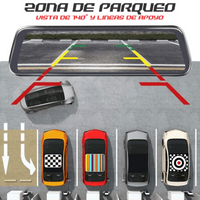Espejo Retrovisor Con Camara Táctil Dual Full Hd Dvr 1080p