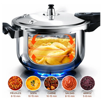 Olla A Presión Acero Quirúrgico 7 Litros Swisshome 24cm