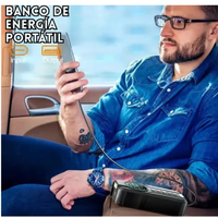 Iniciador De Bateria Con Compresor Linterna Y Power Bank
