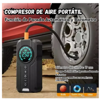 Iniciador De Bateria Con Compresor Linterna Y Power Bank