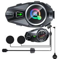 "Intercomunicador Q68-max Casco Moto Bluetooth Fm Combo X2 "