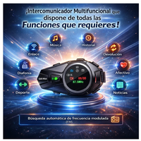 "Intercomunicador Q68-max Casco Moto Bluetooth Fm Combo X2 "