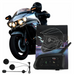 Intercomunicador De Moto Para Casco 1.2 km Bluetooth V6Plus