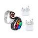 Combo 2 Smartwatch + 2 Audifonos + 8 Pulsos Kit Tl-003