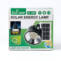 Lámpara Solar Cl055 Sensor Movimiento Exterior Led Ip65