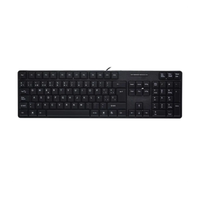 Teclado Usb Tj-818 Ergonómico Español Para Oficina Pc