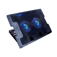 Base Enfriadora Laptop 2 Ventiladores Silenciosos Led Usb